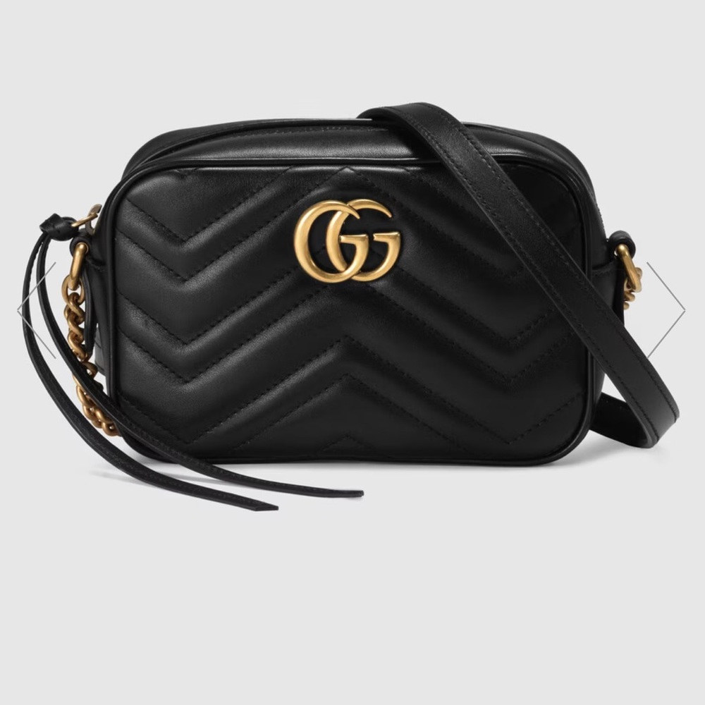 GG Marmont mini shoulder bag with dust bag